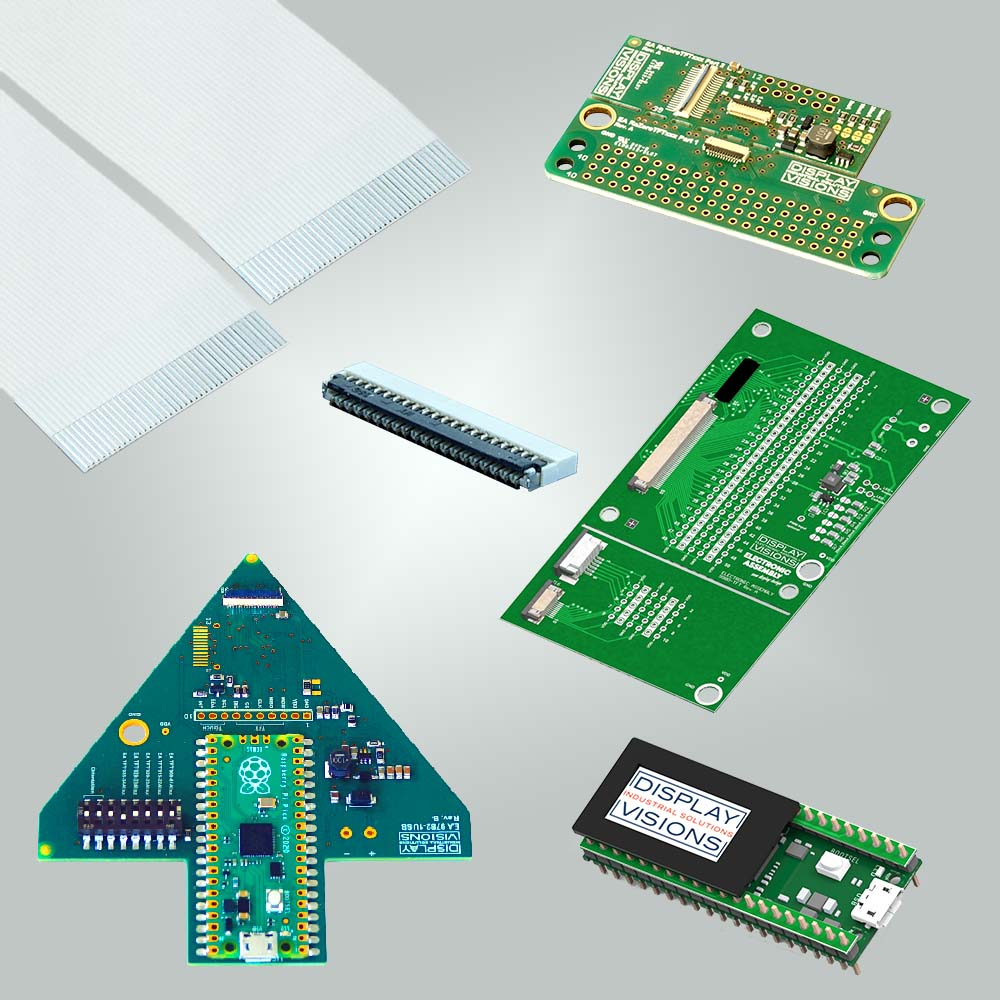 Adapterboard für TFT / IPS Displays, Interface auch für Touch
