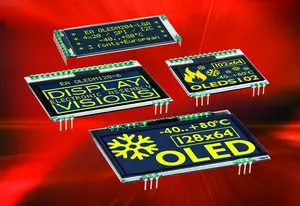 Weltweit erste OLED-Anzeigen mit Pins zur schnellen Montage