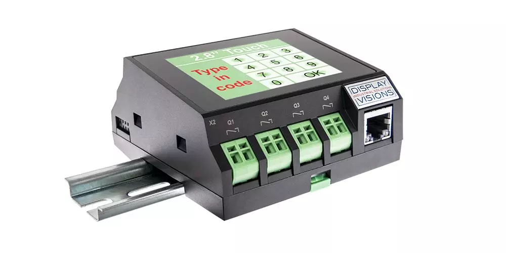 Kleinsteuerung mit Display und Touch