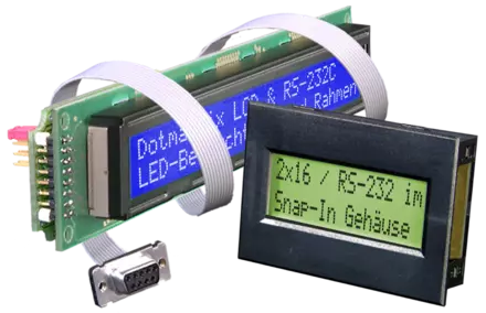 Displays mit RS-232 Interface