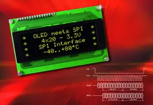 OLED-Displays mit SPI-Schnittstelle arbeiten an einfachen 3,3 V