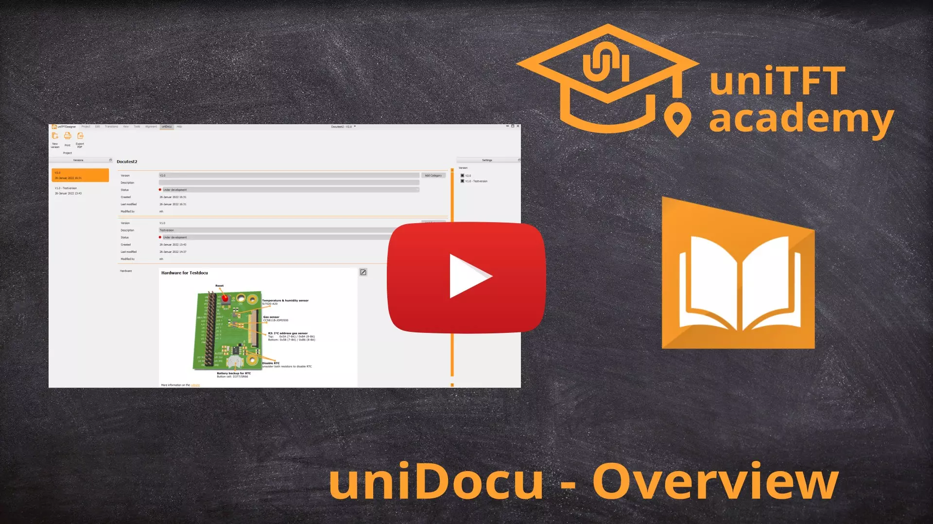 uniDocu Dokumentationstool / Versionierung