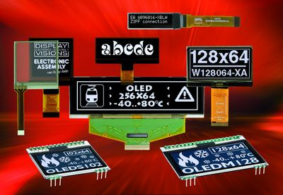Weiße OLED mit SPI I)nterface für -40..+80°C