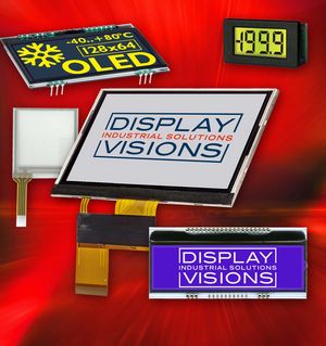 Das breite Angebot an Displays von ELECTRONIC ASSEMBLY / DISPLAY VISIONS