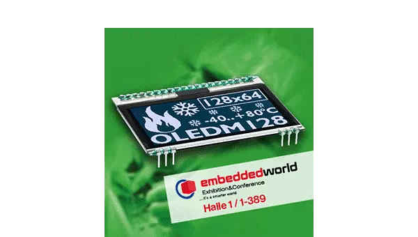 Weltweit erste OLED-Anzeige mit Pins