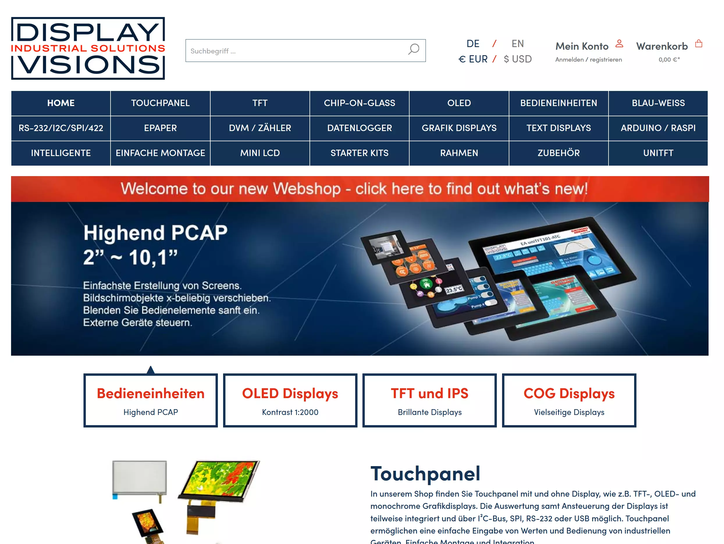 Unser Online-Shop Unser Online-Shop