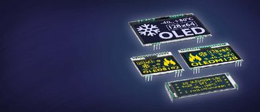 OLED Display, 4 verschiedene Größen: Text und Grafik Display