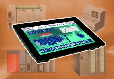 7" LowCost HMI mit Modbus RTU/TCP für LAN, WiFi und RS-485. Inkl. Touch