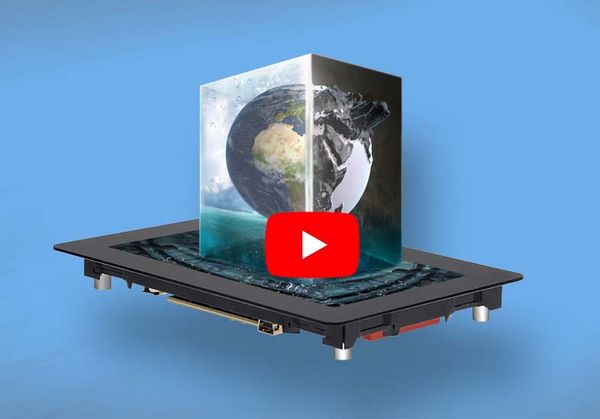 uniTFT HMI Bedieneinheit mit Touch