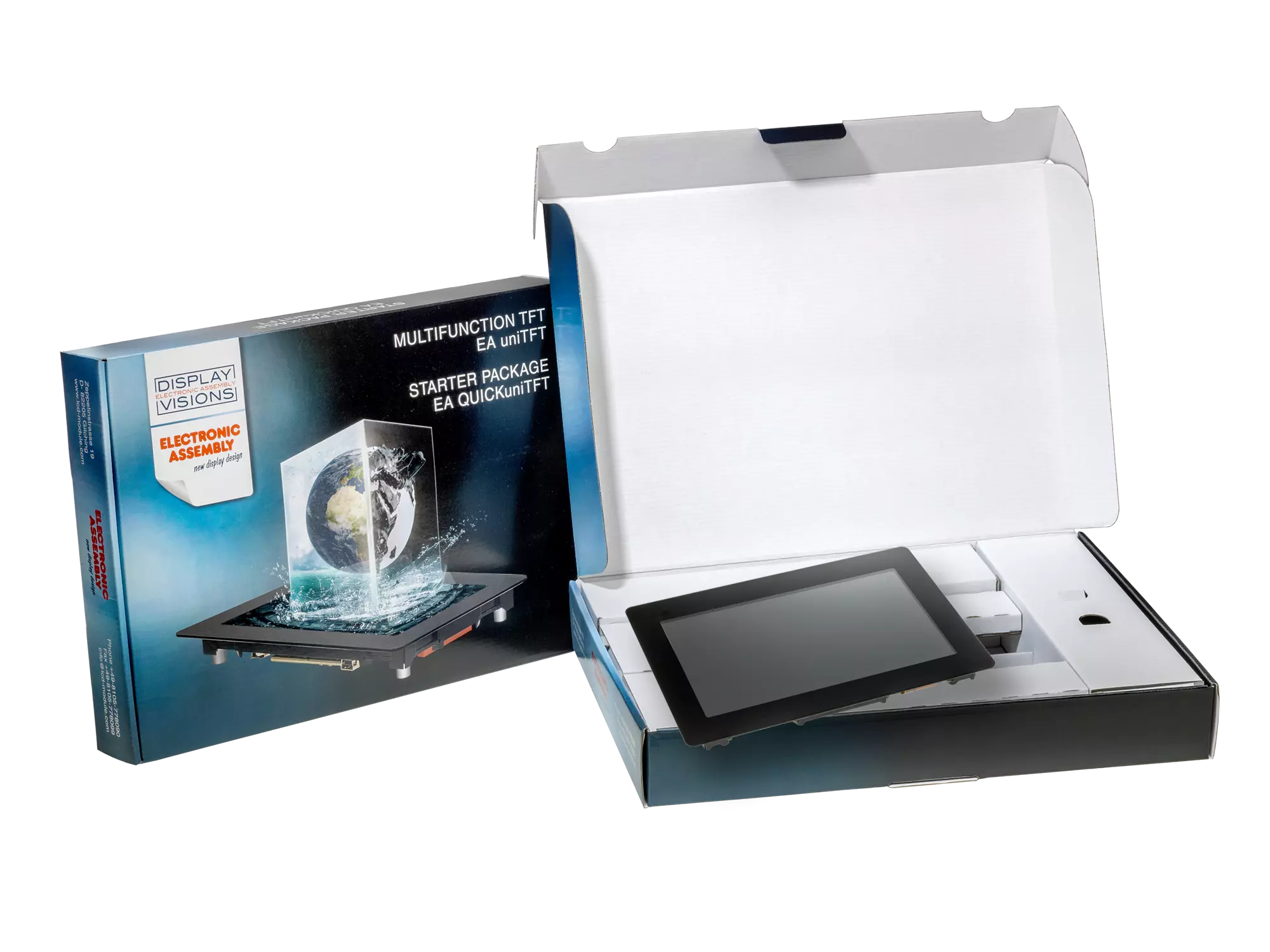 Monitor Displays am Beispiel des EA uniTFT070: eingebaute Grafik-Funktionen