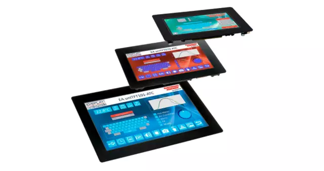HMI Touch Einheiten uniTFT mit Intelligenz