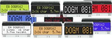 Chip on Glass Displays Text Grafikdisplays, 3,3 V single supply