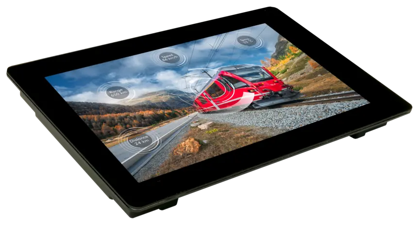 Modbus Bedieneinheit 2.8", 4.3" 7" und 12" mit Touchfunktion und Glasoberfläche