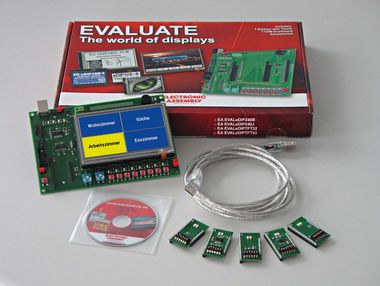 Evaluation Kits, TFT und LC-Displays für den industriellen Einsatz