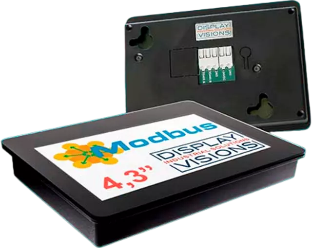 Modbus TCP/RTU Display mit Touch RS-485, LAN, WiFi