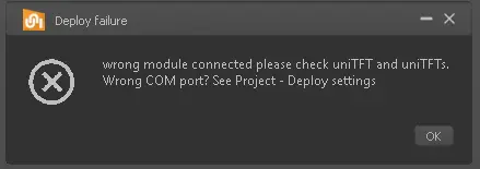 uniTFT- und HMI-Simulator starten nicht mehr