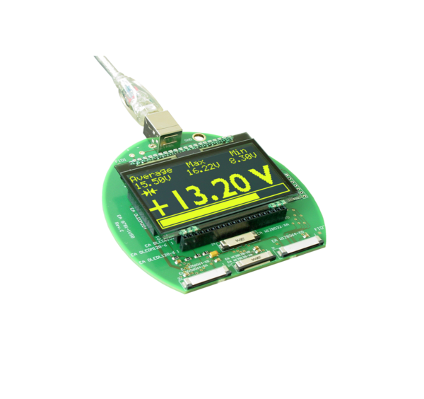 Messeangebot OLED Grafik mit USB-Testboard