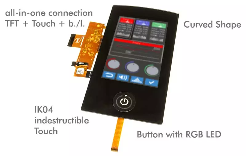 Individuell kundenspezifisch auf Ihr Wünsche angepasste Displays mit Touch Individuell kundenspezifisch auf Ihr Wünsche angepasste Displays mit Touch