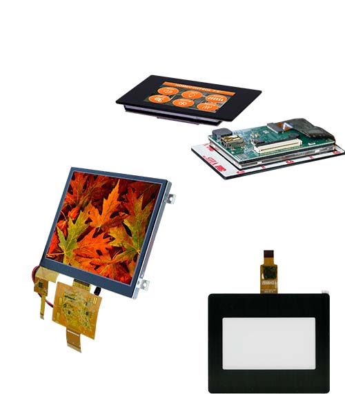 Inbtelligente Touchpanel, HMI oder Standard IPS Panel mit RGB oder reine Konpnenten zum Nachrüsten oder als Ersatz