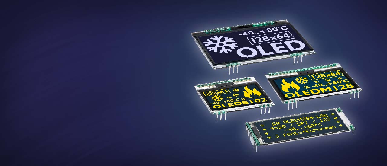 Oled mit Pins