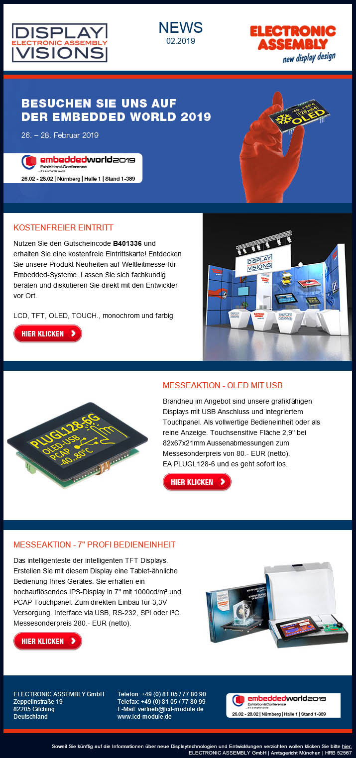 embedded world 2019