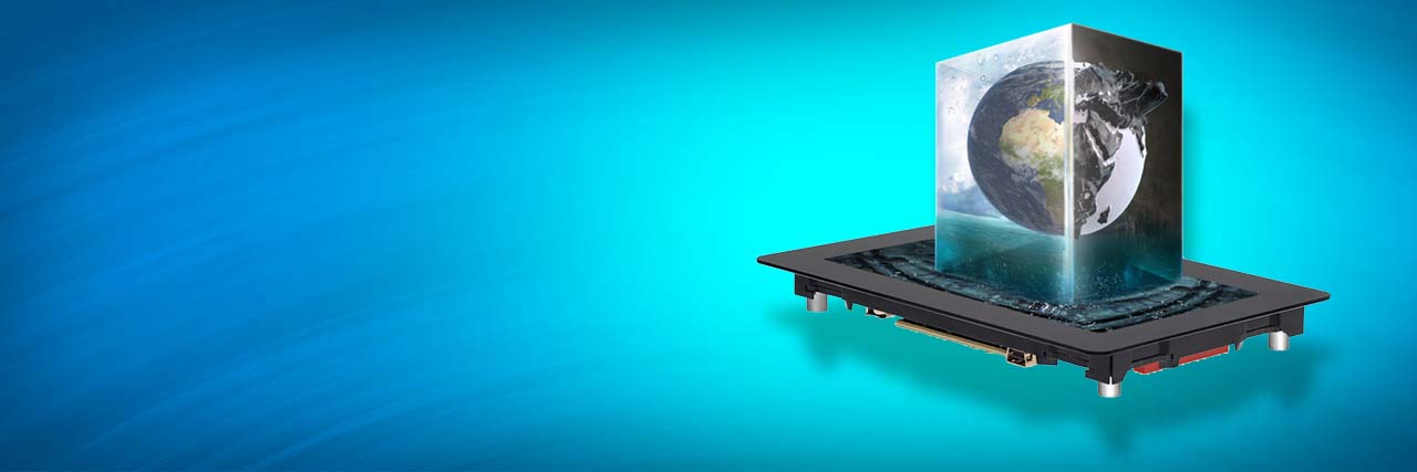 Highend PCAP mit TFT als HMI, mit USB und Grafikeditor und Simulator