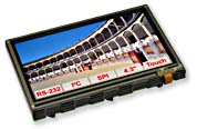 Das EA eDIPTFT43-A ist ein intelligentes TFT Grafikdisplay mit SPI, RS232 und I²C Bus Interface, als Display mit Touch Das EA eDIPTFT43-A ist ein intelligentes TFT Grafikdisplay mit SPI, RS232 und I²C Bus Interface, als Display mit Touch